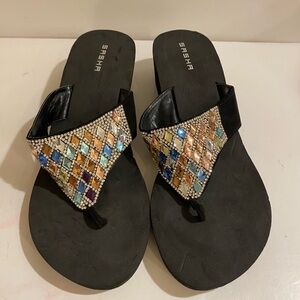 Sasha High Wedged Sandals Size 10 New Without Tags (JE)